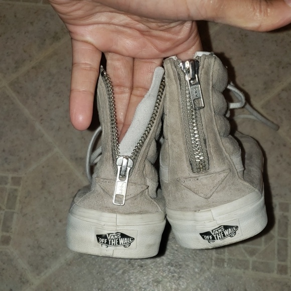 Vans Skateboard high top tan suede sneakers - Picture 3 of 8